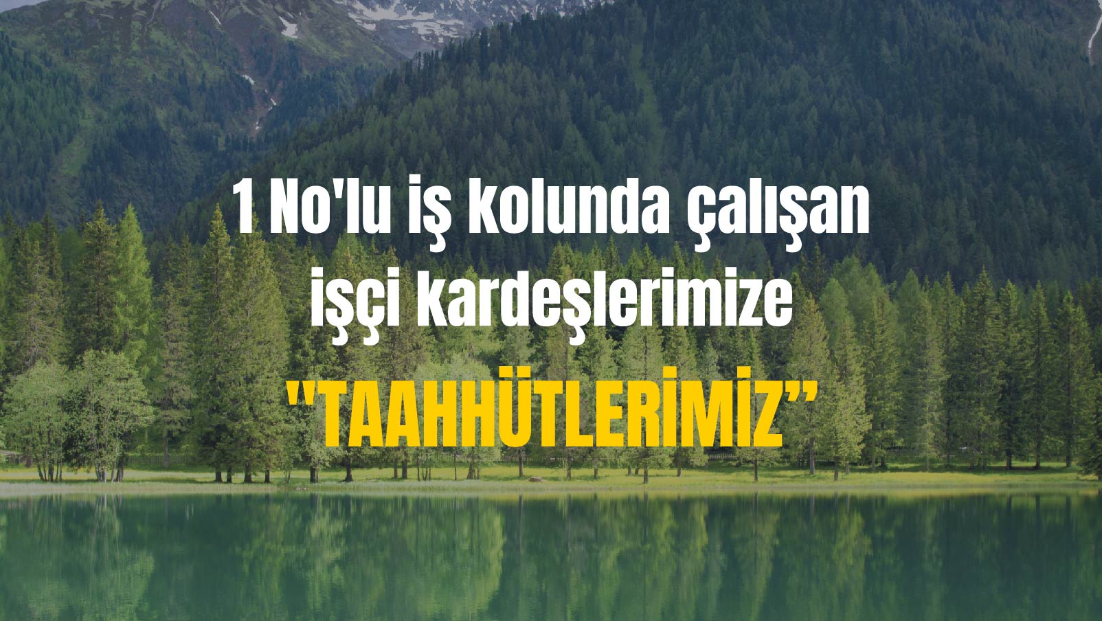 OREMSEN'İN SİZLERE TAAHHÜTLERİ!